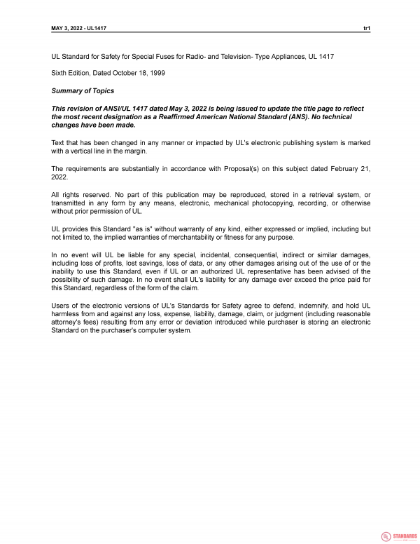 UL 1417 PDF UL 1417 PDF